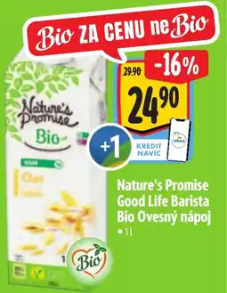 Albert Nature's Promise Good Life Barista Bio Ovesný nápoj nabídka