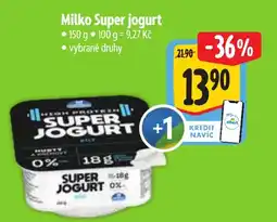 Albert Milko Super jogurt nabídka