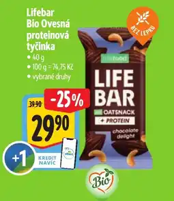 Albert Lifebar Bio Ovesná proteinová tyčinka nabídka
