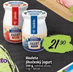 Coop MADETA Jihočeský jogurt nabídka
