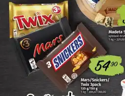Coop Mars/snickers/ twix 3pack nabídka