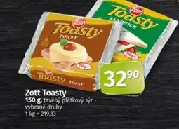 Coop ZOTT Toasty nabídka