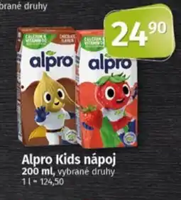 Coop ALPRO Kids nápoj nabídka