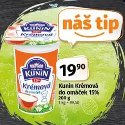 Coop KUNIN Krémová do omáček 15% nabídka