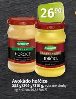 Coop AVOKÁDO Hořčice nabídka