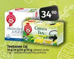 Coop TEEKANNE Čaj nabídka