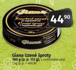Coop GIANA Uzené šproty nabídka