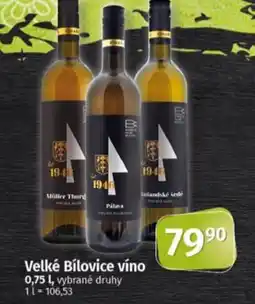 Coop Velké bílovice víno nabídka