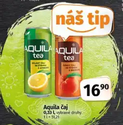 Coop AQUILA Čaj nabídka