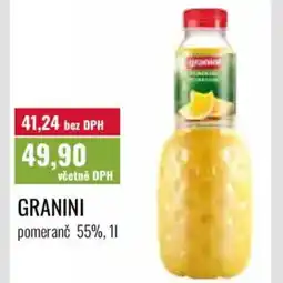 Ratio Granini pomeranč 55% nabídka