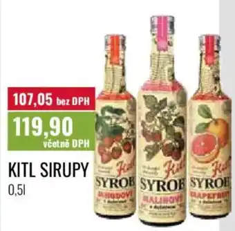 Ratio Kitl sirupy nabídka