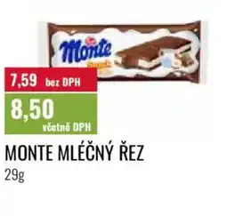 Ratio Monte mléčný řez nabídka