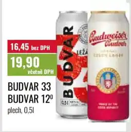 Ratio Budvar 33 budvar 12° nabídka