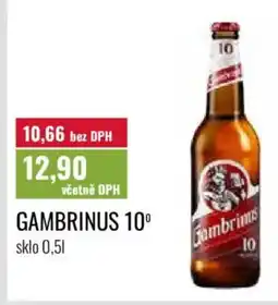 Ratio Gambrinus 10° nabídka