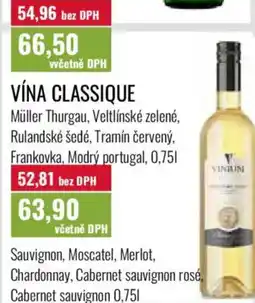 Ratio Vína classique nabídka