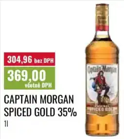 Ratio Captain morgan spiced gold 35% nabídka