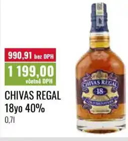 Ratio Chivas regal 18yo 40% nabídka
