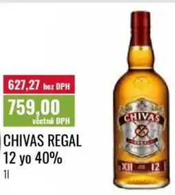 Ratio Chivas regal 12 yo 40% nabídka