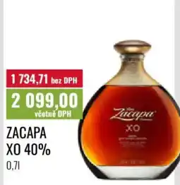 Ratio Zacapa xo 40% nabídka