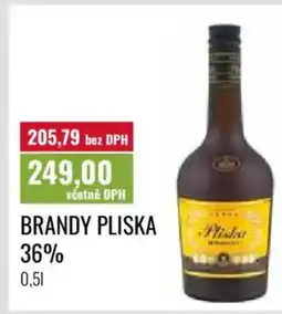 Ratio Brandy pliska 36% nabídka
