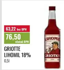 Ratio Griotte lihomil 18% nabídka