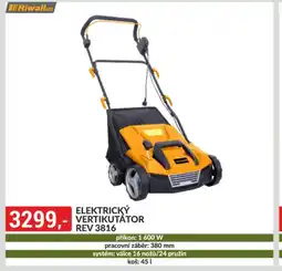 Baumax Elektrický vertikutator nabídka