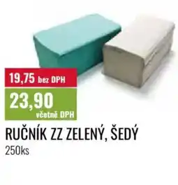 Ratio Ručník zz zelený, šedý nabídka