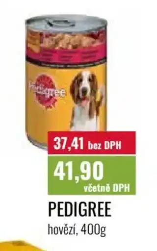 Ratio Pedigree hovězí nabídka
