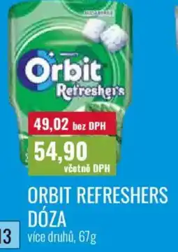 Ratio Orbit refreshers dóza nabídka