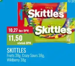 Ratio Skittles nabídka