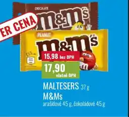 Ratio Maltesers M&Ms nabídka