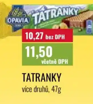 Ratio Opavia tatranky nabídka