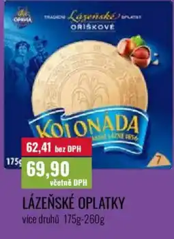 Ratio Opavia Lázeňské oplatky nabídka