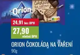 Ratio Orion čokoláda na vaření nabídka