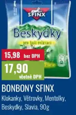 Ratio Bonbony sfinx nabídka