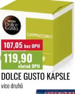 Ratio Dolce gusto kapsle nabídka