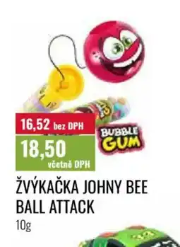Ratio Žvýkačka johny bee ball attack nabídka