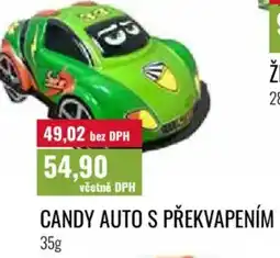 Ratio Candy auto s překvapením nabídka
