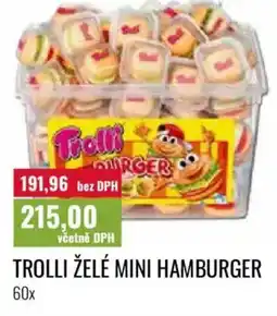Ratio Trolli želé mini hamburger nabídka