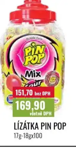 Ratio Lízátka pin pop nabídka