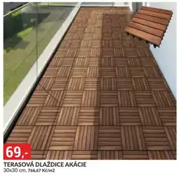 Baumax Terasová dlaždice akácie nabídka