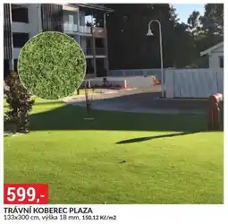 Baumax Trávní koberec plaza nabídka