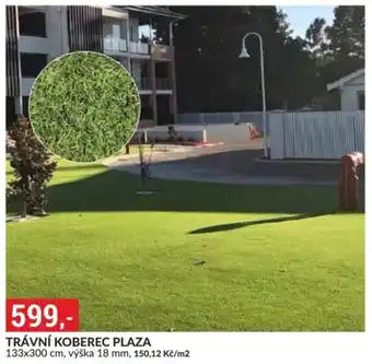 Trávní koberec plaza