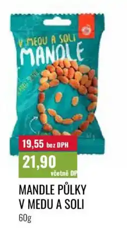 Ratio Mandle půlky v medu a soli nabídka