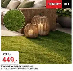 Baumax Travní koberec imperial nabídka