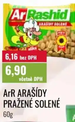 Ratio Arr arašídy pražené solené nabídka
