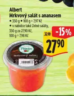 Albert Mrkvový salát s ananasem nabídka