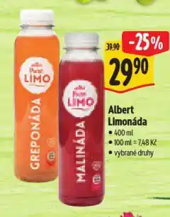 Albert Limonáda nabídka