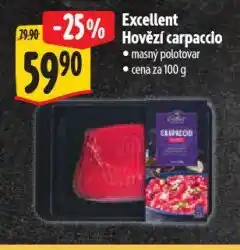 Albert Hovězí carpaccio nabídka