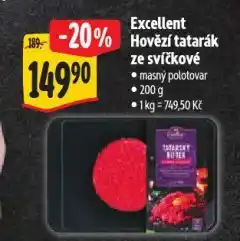 Albert Hovězí tatarák ze svíčkové nabídka